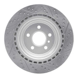 Dynamic Friction 2012-2019 Mercedes-Benz Gle43 AMG Rear Left Drilled & Slotted Geoperformance Rotor by Dynamic Friction Company 830-63140L