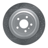Dynamic Friction 2012-2019 Mercedes-Benz Gle43 AMG Rear Left Drilled & Slotted Geoperformance Rotor by Dynamic Friction Company 830-63140L
