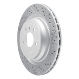 Dynamic Friction 2012-2019 Mercedes-Benz Gle43 AMG Rear Right Drilled & Slotted Geoperformance Rotor by Dynamic Friction Company 830-63140R
