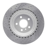 Dynamic Friction 2012-2019 Mercedes-Benz Gle43 AMG Rear Right Drilled & Slotted Geoperformance Rotor by Dynamic Friction Company 830-63140R