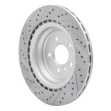 Dynamic Friction 2012-2019 Mercedes-Benz Gle43 AMG Rear Right Drilled & Slotted Geoperformance Rotor by Dynamic Friction Company 830-63140R