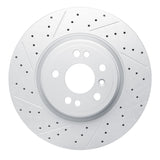 Dynamic Friction 2012-2018 Mercedes-Benz Gle350 Front Left Drilled & Slotted Geoperformance Rotor by Dynamic Friction Company 830-63144L