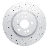 Dynamic Friction 2012-2018 Mercedes-Benz ML350 Front Right Drilled & Slotted Geoperformance Rotor by Dynamic Friction Company 830-63144R