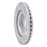 Dynamic Friction 2013-2019 Mercedes-Benz GL350 Front Left Drilled & Slotted Geoperformance Rotor by Dynamic Friction Company 830-63146L