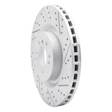 Dynamic Friction 2013-2019 Mercedes-Benz GLS350D Front Right Drilled & Slotted Geoperformance Rotor by Dynamic Friction Company 830-63146R