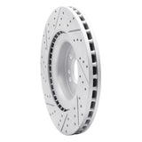 Dynamic Friction 2013-2019 Mercedes-Benz GLS350D Front Right Drilled & Slotted Geoperformance Rotor by Dynamic Friction Company 830-63146R