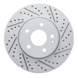 Dynamic Friction 2016-2023 Mercedes-Benz Metris Front Right Drilled & Slotted Geoperformance Rotor by Dynamic Friction Company 830-63158R