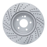 Dynamic Friction 2016-2023 Mercedes-Benz Glc300 Rear Right Drilled & Slotted Geoperformance Rotor by Dynamic Friction Company 830-63162R