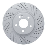 Dynamic Friction 2016-2023 Mercedes-Benz Glc300 Rear Right Drilled & Slotted Geoperformance Rotor by Dynamic Friction Company 830-63162R