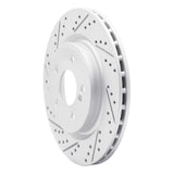 Dynamic Friction 2014-2019 Mercedes-Benz Gla250 (Mexico) Rear Left Drilled & Slotted Geoperformance Rotor by Dynamic Friction Company 830-63163L