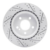 Dynamic Friction 2014-2019 Mercedes-Benz Gla250 (Mexico) Rear Left Drilled & Slotted Geoperformance Rotor by Dynamic Friction Company 830-63163L