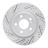 Dynamic Friction 2014-2019 Mercedes-Benz Gla250 (Mexico) Rear Left Drilled & Slotted Geoperformance Rotor by Dynamic Friction Company 830-63163L