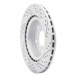 Dynamic Friction 2014-2019 Mercedes-Benz Gla250 (Mexico) Rear Left Drilled & Slotted Geoperformance Rotor by Dynamic Friction Company 830-63163L