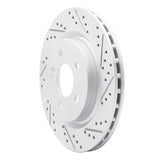 Dynamic Friction 2014-2019 Mercedes-Benz CLA250 Rear Right Drilled & Slotted Geoperformance Rotor by Dynamic Friction Company 830-63163R