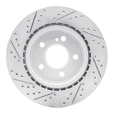 Dynamic Friction 2014-2019 Mercedes-Benz CLA250 Rear Right Drilled & Slotted Geoperformance Rotor by Dynamic Friction Company 830-63163R