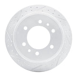 Dynamic Friction 2019-2025 Freightliner Sprinter 1500 Rear Left Drilled & Slotted Geoperformance Rotor by Dynamic Friction Company 830-63175L