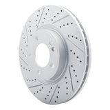 Dynamic Friction 2019-2025 Mercedes-Benz G550 Front Left Drilled & Slotted Geoperformance Rotor by Dynamic Friction Company 830-63176L