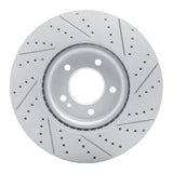 Dynamic Friction 2019-2025 Mercedes-Benz G550 Front Left Drilled & Slotted Geoperformance Rotor by Dynamic Friction Company 830-63176L