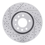 R1 Concepts 1999-2010 Chevrolet Astra (Mexico) Front Left Drilled & Slotted Geoperformance Rotor by R1 Concepts 830-65013L