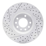 R1 Concepts 1999-2010 Chevrolet Astra (Mexico) Front Right Drilled & Slotted Geoperformance Rotor by R1 Concepts 830-65013R