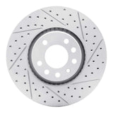 R1 Concepts 1999-2010 Chevrolet Astra (Mexico) Front Right Drilled & Slotted Geoperformance Rotor by R1 Concepts 830-65013R