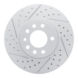 Dynamic Friction 2003-2011 Cadillac Bls (Mexico) Front Left Drilled & Slotted Geoperformance Rotor by Dynamic Friction Company 830-65015L