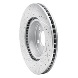 Dynamic Friction 2003-2011 Cadillac Bls (Mexico) Front Right Drilled & Slotted Geoperformance Rotor by Dynamic Friction Company 830-65015R