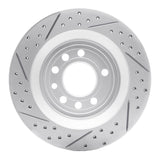 Dynamic Friction 2008-2011 Saab 45903 Rear Right Drilled & Slotted Geoperformance Rotor by Dynamic Friction Company 830-65020R