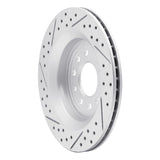 Dynamic Friction 2008-2011 Saab 45903 Rear Right Drilled & Slotted Geoperformance Rotor by Dynamic Friction Company 830-65020R