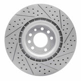 Dynamic Friction 2008-2011 Saab 9-3 Front Left Drilled & Slotted Geoperformance Rotor by Dynamic Friction Company 830-65021L