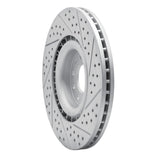 Dynamic Friction 2008-2011 Saab 9-3 Front Left Drilled & Slotted Geoperformance Rotor by Dynamic Friction Company 830-65021L