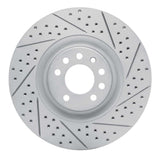 Dynamic Friction 2008-2011 Saab 9-3 Front Right Drilled & Slotted Geoperformance Rotor by Dynamic Friction Company 830-65021R