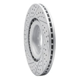 Dynamic Friction 2008-2011 Saab 9-3 Front Right Drilled & Slotted Geoperformance Rotor by Dynamic Friction Company 830-65021R