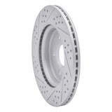 Dynamic Friction 2010-2025 Buick Lacrosse Rear Right Drilled & Slotted Geoperformance Rotor by Dynamic Friction Company 830-65024R