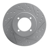 R1 Concepts 1970-1973 Nissan 240Z Front Right Drilled & Slotted Geoperformance Rotor by R1 Concepts 830-67009R