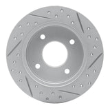 R1 Concepts 1989-1998 Nissan 240SX Rear Left Drilled & Slotted Geoperformance Rotor by R1 Concepts 830-67029L
