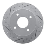 R1 Concepts 1989-1998 Nissan 240SX Rear Left Drilled & Slotted Geoperformance Rotor by R1 Concepts 830-67029L