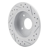 R1 Concepts 1989-1998 Nissan 240SX Rear Left Drilled & Slotted Geoperformance Rotor by R1 Concepts 830-67029L