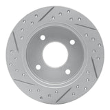 R1 Concepts 1989-1998 Nissan 240SX Rear Right Drilled & Slotted Geoperformance Rotor by R1 Concepts 830-67029R