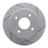 R1 Concepts 1989-1998 Nissan 240SX Rear Right Drilled & Slotted Geoperformance Rotor by R1 Concepts 830-67029R