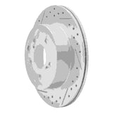 R1 Concepts 1989-1996 Nissan 300ZX Turbo Rear Left Drilled & Slotted Geoperformance Rotor by R1 Concepts 830-67034L