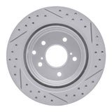 R1 Concepts 1989-1996 Nissan 300ZX Turbo Rear Left Drilled & Slotted Geoperformance Rotor by R1 Concepts 830-67034L