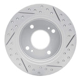 R1 Concepts 1990-2006 Infiniti G20 Rear Left Drilled & Slotted Geoperformance Rotor by R1 Concepts 830-67036L