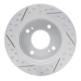 R1 Concepts 1990-2006 Infiniti G20 Rear Right Drilled & Slotted Geoperformance Rotor by R1 Concepts 830-67036R
