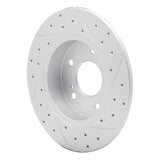 R1 Concepts 1994-2004 Infiniti I30 Rear Left Drilled & Slotted Geoperformance Rotor by R1 Concepts 830-67043L