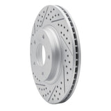 Dynamic Friction 2002-2006 Infiniti I35 Front Left Drilled & Slotted Geoperformance Rotor by Dynamic Friction Company 830-67049L