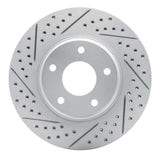 Dynamic Friction 2002-2006 Infiniti I35 Front Left Drilled & Slotted Geoperformance Rotor by Dynamic Friction Company 830-67049L