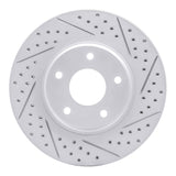 Dynamic Friction 2002-2006 Infiniti I35 Front Right Drilled & Slotted Geoperformance Rotor by Dynamic Friction Company 830-67049R