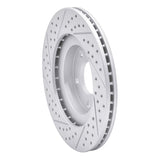Dynamic Friction 2002-2006 Infiniti I35 Front Right Drilled & Slotted Geoperformance Rotor by Dynamic Friction Company 830-67049R