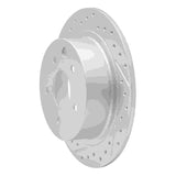 Dynamic Friction 2002-2025 Nissan Juke Rear Left Drilled & Slotted Geoperformance Rotor by Dynamic Friction Company 830-67050L